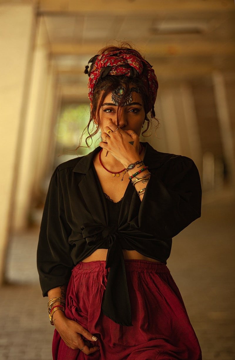 Bohemian Woven Pendant